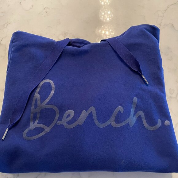 Bench Women sweatshirt hoodie size Large - Gorgeous Dark Cobalt Blue - Picture 14 of 14